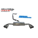 Sportauspuff Milltek Sport Audi TT MK2 2.0 TFSI FWD Cat-back Non-resonated