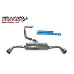 Sportauspuff Milltek Sport Audi TT MK2 2.0 TFSI FWD Cat-back Non-resonated