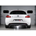 Sportauspuff Milltek Sport VW Scirocco R Cat-back Non-resonated
