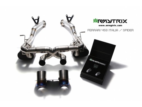 Sportauspuff Armytrix Ferrari 458 Italia/Spider Cat-back