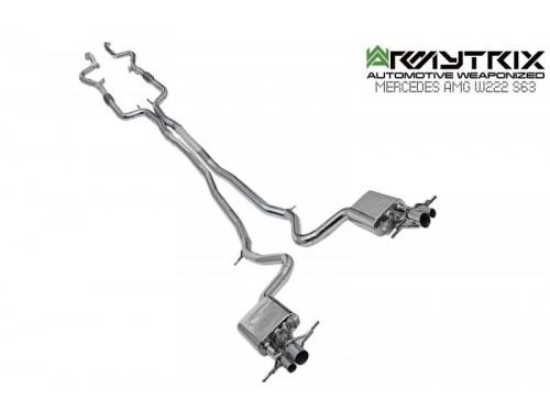 Sportauspuff Armytrix Mercedes-AMG W222 S63 Cat-back
