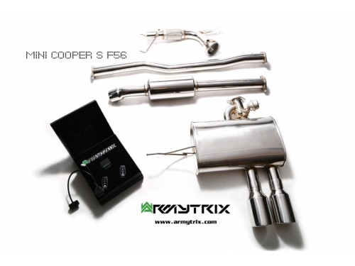 Sportauspuff Armytrix MINI Cooper S F55/F56 Cat-back