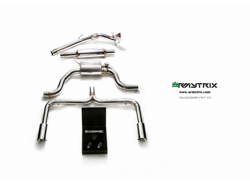 Sportauspuff Armytrix VW Golf 7 GTI Cat-back