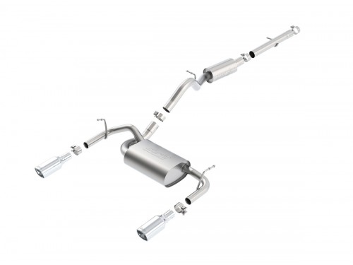 Sportauspuff Borla Jeep Wrangler JK V6 2012+ 3d Cat-back Dual Exit