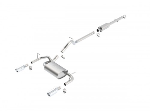 Sportauspuff Borla Jeep Wrangler JK V6 2012+ 5dr Cat-back Dual Exit