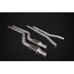 Sportauspuff Capristo BMW X5M / X6M F95/F96 Cat-back with catalytic converters removing OPF filters (without errors)