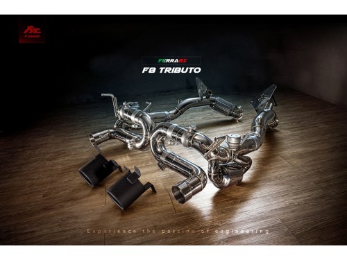 Sportauspuff Fi EXHAUST Ferrari F8 Tributo Cat-back (OPF)