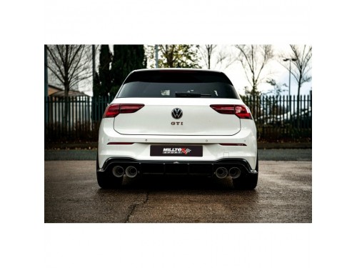 Sportauspuff Milltek Sport VW Golf 8 GTI 2.0 TSI OPF-back R-Style Quad Maxton