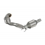 Sportauspuff HJS ECE Downpipe for VAG 2.0 T(F)SI FWD with OPF Euro 6d-Temp (Golf Mk7 TCR)