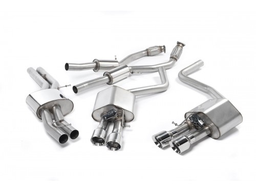 Sportauspuff Milltek Sport Audi S8 D4 4.0 TFSI Cat-back Non-resonated ValveSonic