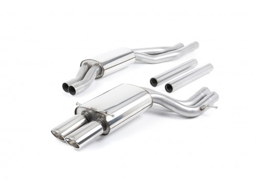 Sportauspuff Milltek Sport Audi RS4 B5 V6 Bi-Turbo Avant Cat-back Resonated