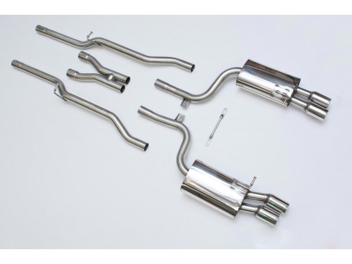 Sportauspuff Milltek Sport Audi S4 B7 4.2 V8 Cat-back Non-resonated