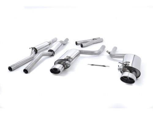 Sportauspuff Milltek Sport Audi RS4 B7 4.2 V8 Cat-back Valved Resonated