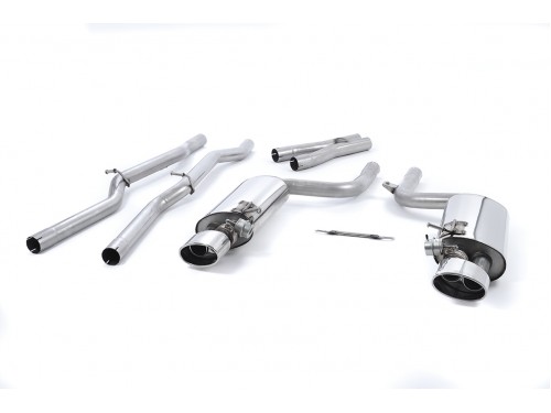 Sportauspuff Milltek Sport Audi RS4 B7 4.2 V8 Cat-back Valved Non-resonated