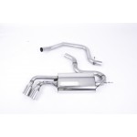 Sportauspuff Milltek Sport Audi TT MK2 2.0 TFSI FWD Cat-back Non-resonated