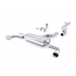 Sportauspuff Milltek Sport Audi TT MK2 3.2 FSI Cat-back Non-resonated