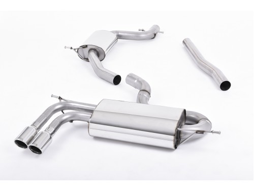 Sportauspuff Milltek Sport Audi A3 8P 1.8 TFSI FWD Cat-back Resonated