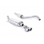 Sportauspuff Milltek Sport Audi A1 1.4 TFSI 122 HP Cat-back Resonated