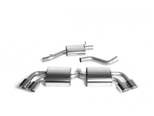 Sportauspuff Milltek Sport Audi TTS MK2 2.0 TFSI Cat-back 2.75" Resonated
