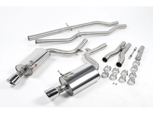 Sportauspuff Milltek Sport Audi S4 B6 4.2 V8 Cat-back Non-resonated