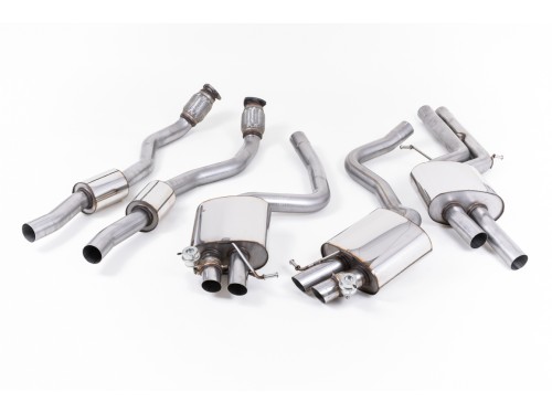 Sportauspuff Milltek Sport Audi RS4/RS5 B8 4.2 FSI Cat-back Resonated (EC)