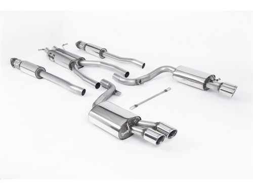 Sportauspuff Milltek Sport Audi S6 5.2 V10 C6 FSI quattro Cat-back EC Approved Resonated