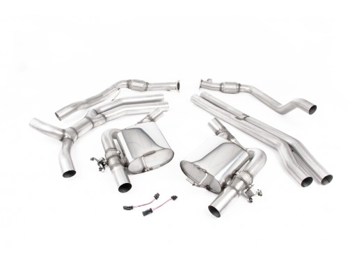 Sportauspuff Milltek Sport Audi RS4 B9 2.9 TFSI Cat-back Non-resonated Race
