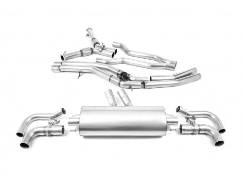 Sportauspuff Milltek Sport Audi RS Q8 4.0 TFSI OPF-back (Non-resonated)