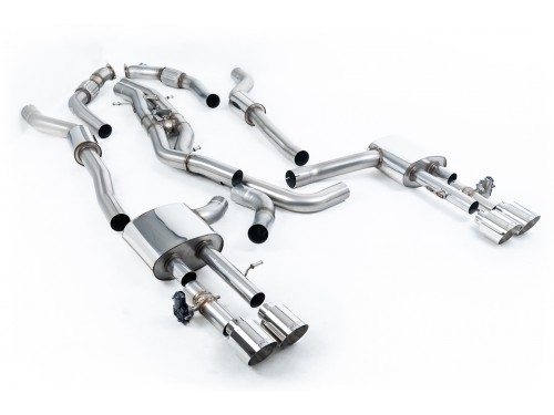 Sportauspuff Milltek Sport Audi S8 D5 4.0 TFSI OPF-back Resonated