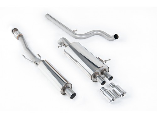 Sportauspuff Milltek Sport Citroen DS3 1.6 THP Cat-back Resonated (EC)