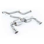 Sportauspuff Milltek Sport Ford Focus RS MK2 Cat-back Non-resonated