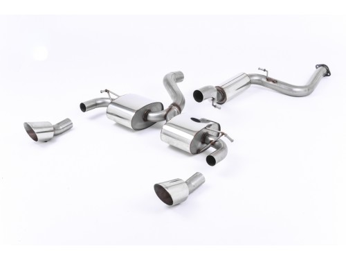 Sportauspuff Milltek Sport Ford Focus RS MK2 Cat-back Resonated
