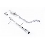 Sportauspuff Milltek Sport Ford Fiesta MK8 1.0 EcoBoost Cat-back Non-resonated