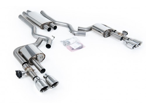 Sportauspuff Milltek Sport Ford Mustang 2.3 Ecoboost S650 2023+ Cat-back Valved Resonated