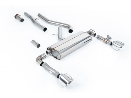 Sportauspuff Milltek Sport Hyundai Kona N 2.0 T-GDI Cat-back Non-Resonated