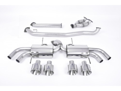 Sportauspuff Milltek Sport Nissan GT-R Primary Cat-back Non-resonated