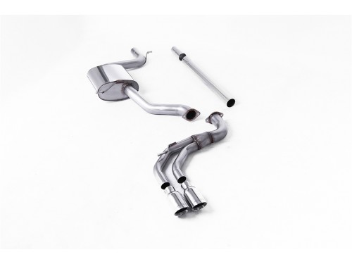 Sportauspuff Milltek Sport Seat Leon III 1.8 TSI Cat-back Non-resonated