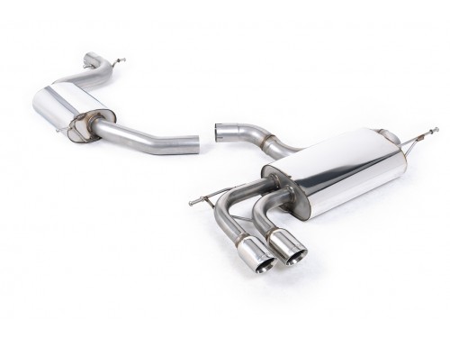 Sportauspuff Milltek Sport VW Scirocco 2.0 TSI Cat-back Resonated (EC)