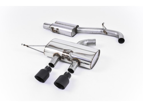 Sportauspuff Milltek Sport VW Golf 6 R Cat-back Resonated Race 3"