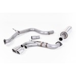 Sportauspuff Milltek Sport VW Golf 7 GTD Cat-back Resonated (EC)