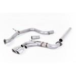 Sportauspuff Milltek Sport VW Golf 7 GTD Cat-back Non-resonated