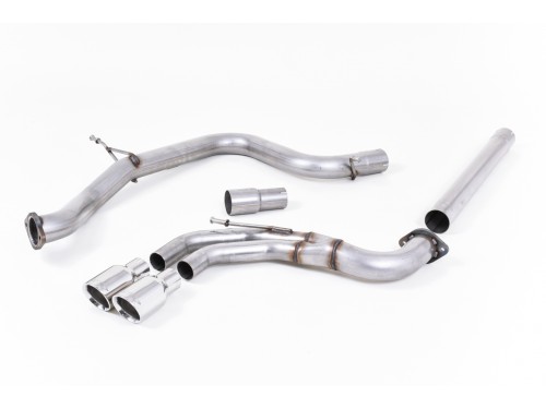 Sportauspuff Milltek Sport VW Golf 7 GTD Cat-back Non-resonated
