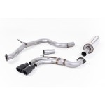 Sportauspuff Milltek Sport VW Golf 7 GTD Cat-back Resonated (EC)