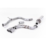 Sportauspuff Milltek Sport VW Golf 7 GTD Cat-back Resonated (EC)