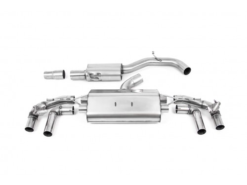 Sportauspuff Milltek Sport VW Golf 8 R 2.0 TSI OPF-back Resonated