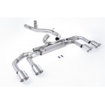 Sportauspuff Milltek Sport VW Golf 8 R 2.0 TSI OPF-back RACE Non Valved