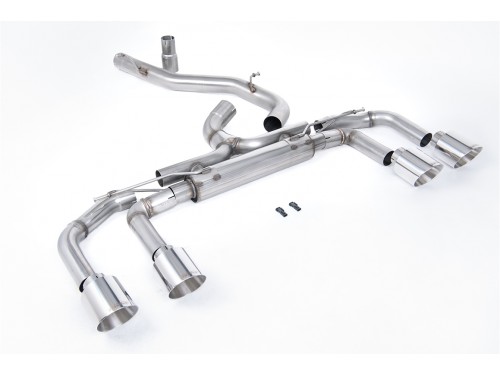 Sportauspuff Milltek Sport VW Golf 8 R 2.0 TSI OPF-back RACE Non Valved