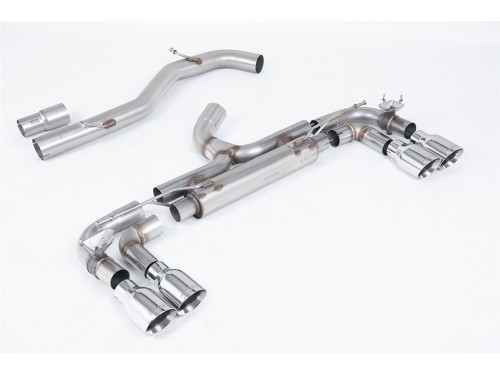 Sportauspuff Milltek Sport VW Golf 7 R Cat-back Non-resonated Valved RACE 80mm