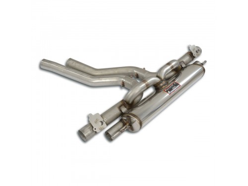 Sportauspuff Supersprint Porsche Cayenne 536 Turbo 4.0 V8 Axle-back
