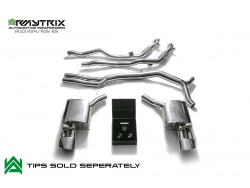 Sportauspuff Armytrix Audi RS4 Avant B9 2.9 TFSI Cat-back